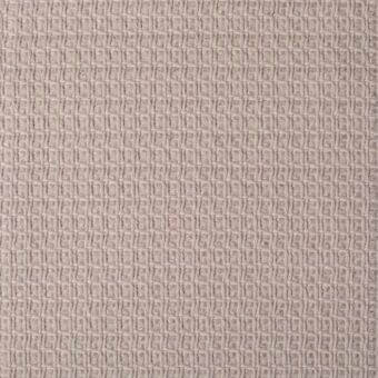 Woven beige fabric texture with a waffle pattern, exhibiting a matte finish and tight grid weave; Bonaldo md41 textile sample.